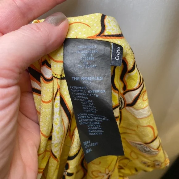 The Kooples Women’s Floral Wrap Maxi Dress Sz 4 - Picture 10 of 12